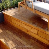 Teak deck.