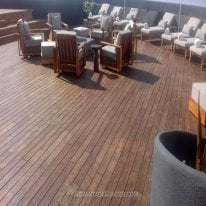 Teak deck.