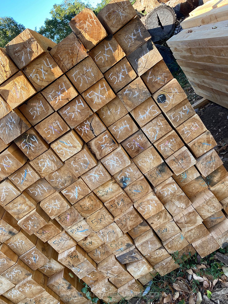 Teak decking being mill at our South American lumber mill.