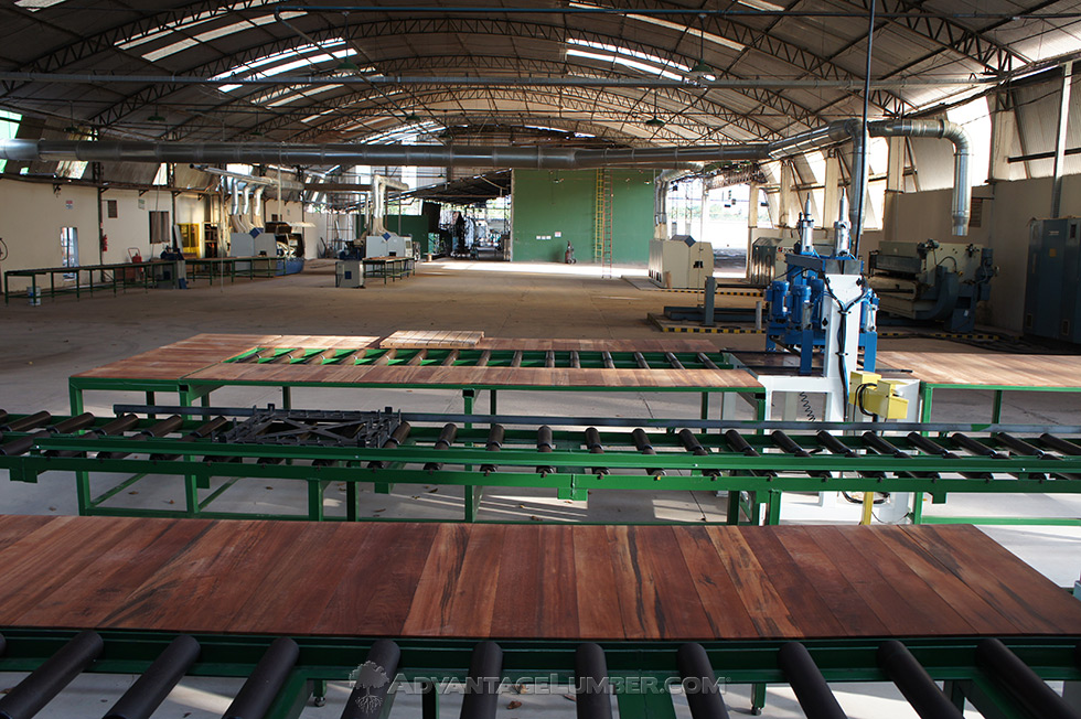 Deck tile production line and mill