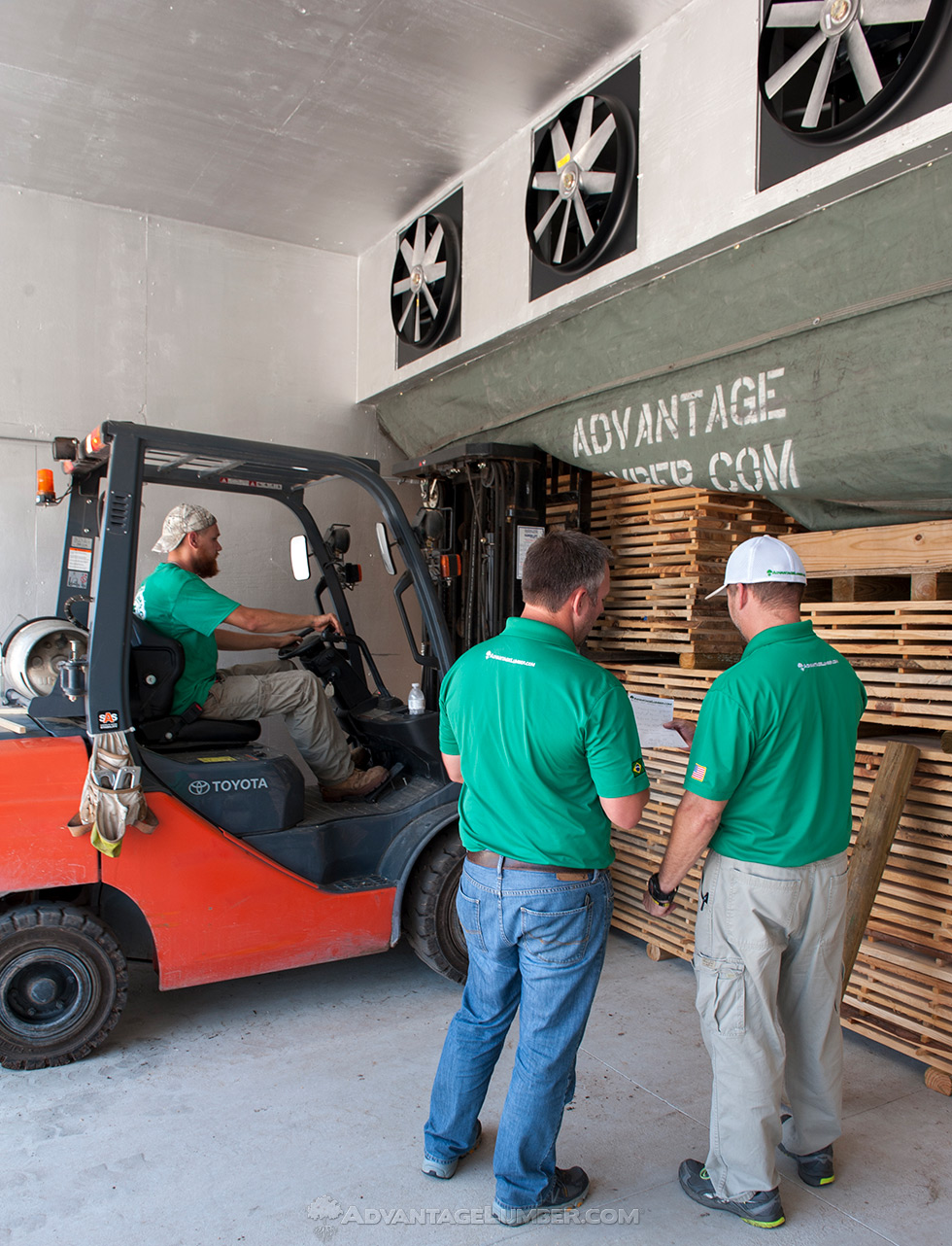 loading lumber kiln