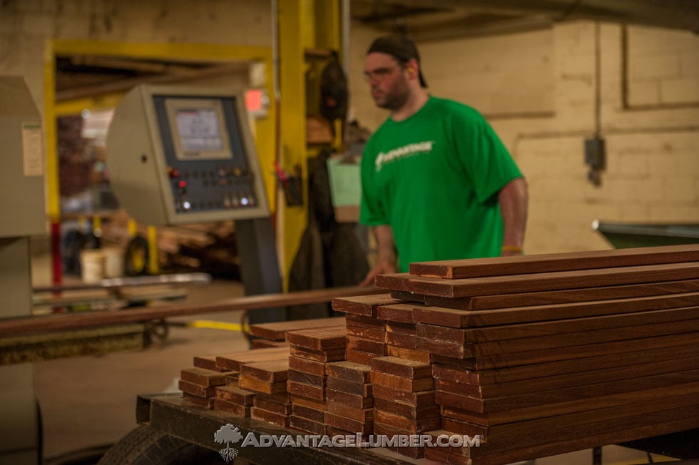 hardwood decking production facility in buffalo