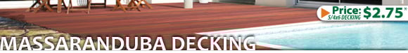 massaranduba wood decking