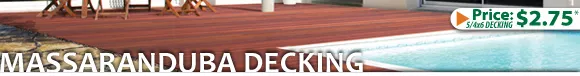 massaranduba wood decking