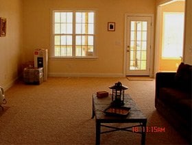 hardwood flooring before