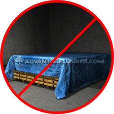 Do not store decking under a tarp or in a garage.