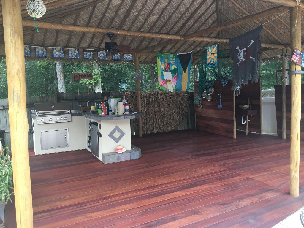 Tigerwood Outdoor Kitchen in Colonial Heights, VA