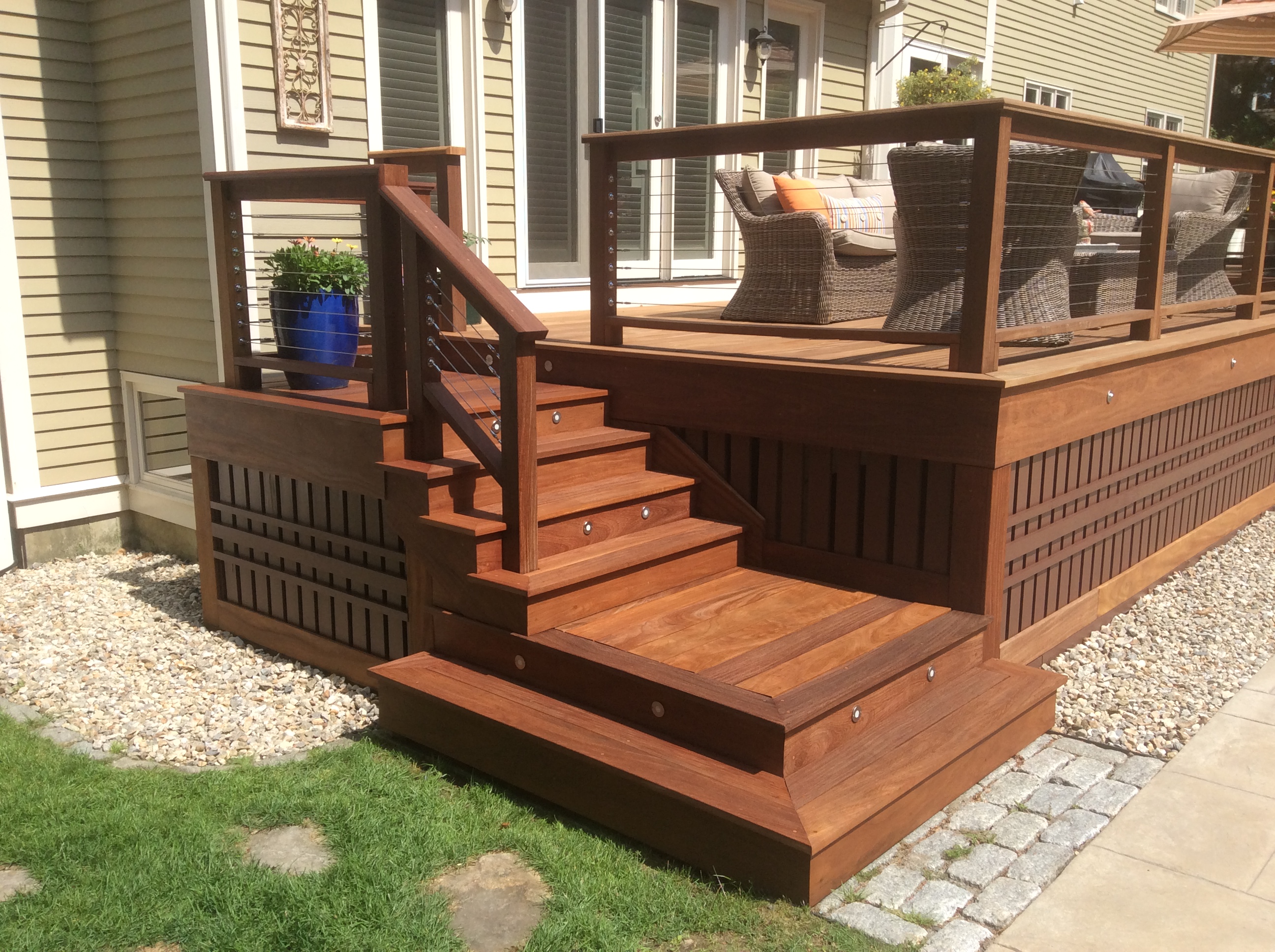 Cumaru Deck in Sharon, MA
