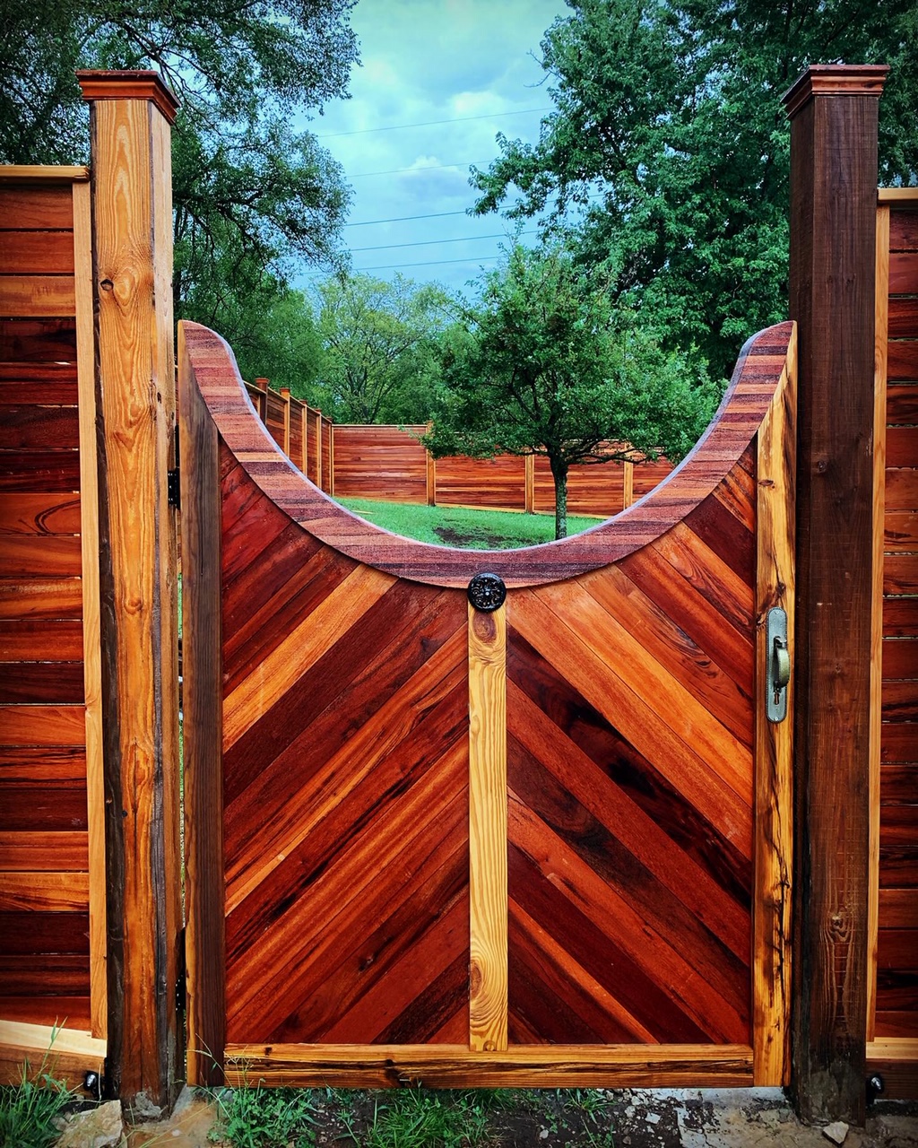 Tigerwood Privacy Fence in Kansas City, MO