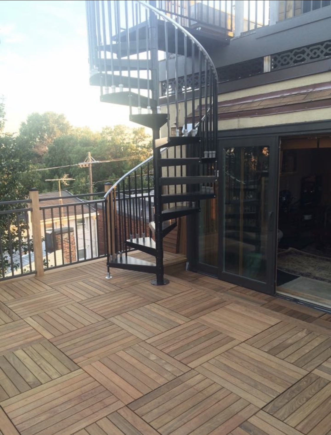 Ipe Rooftop Deck in Pasadena, MD