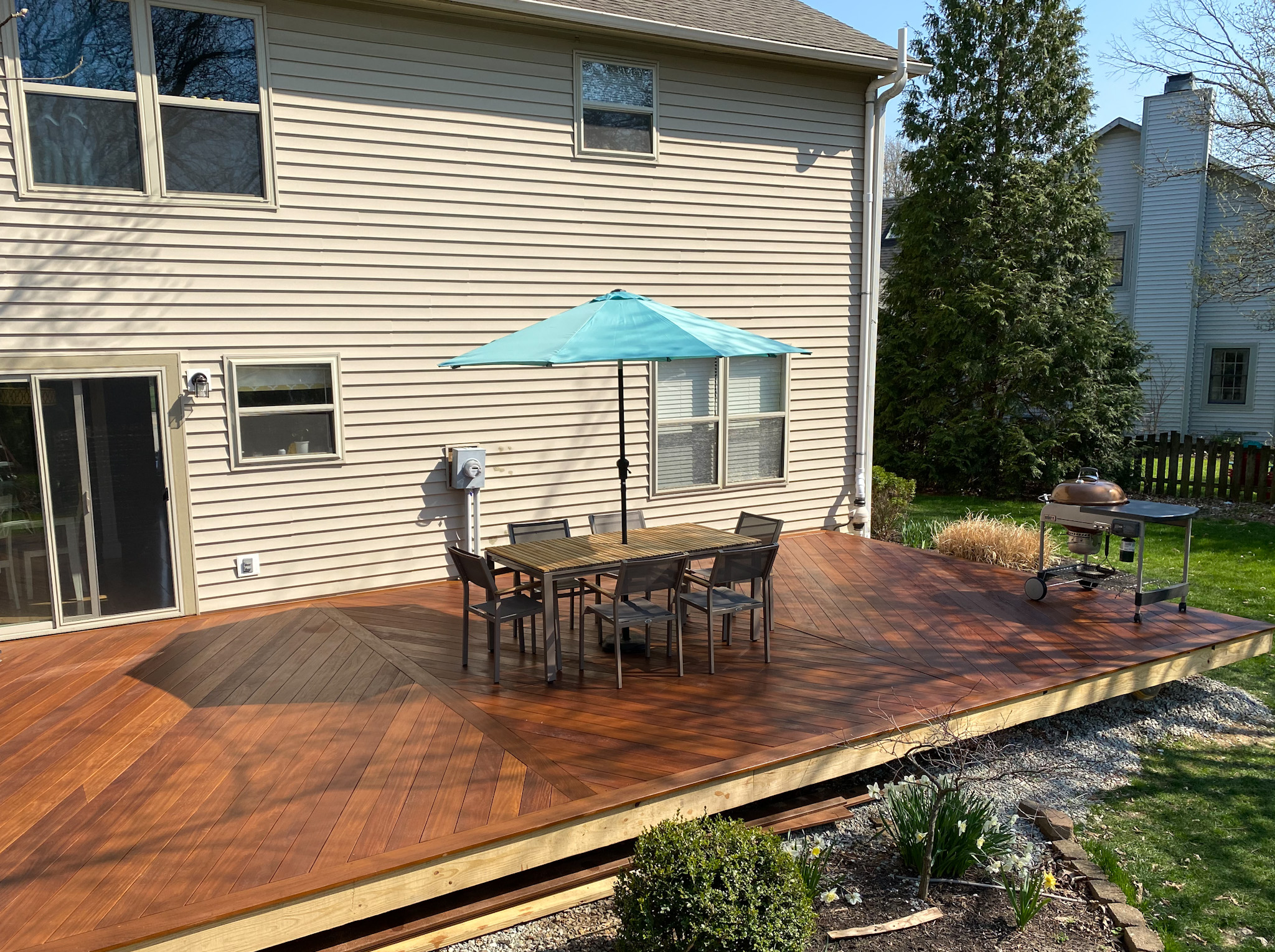 Ipe and Cumaru Deck in Fishers, IN