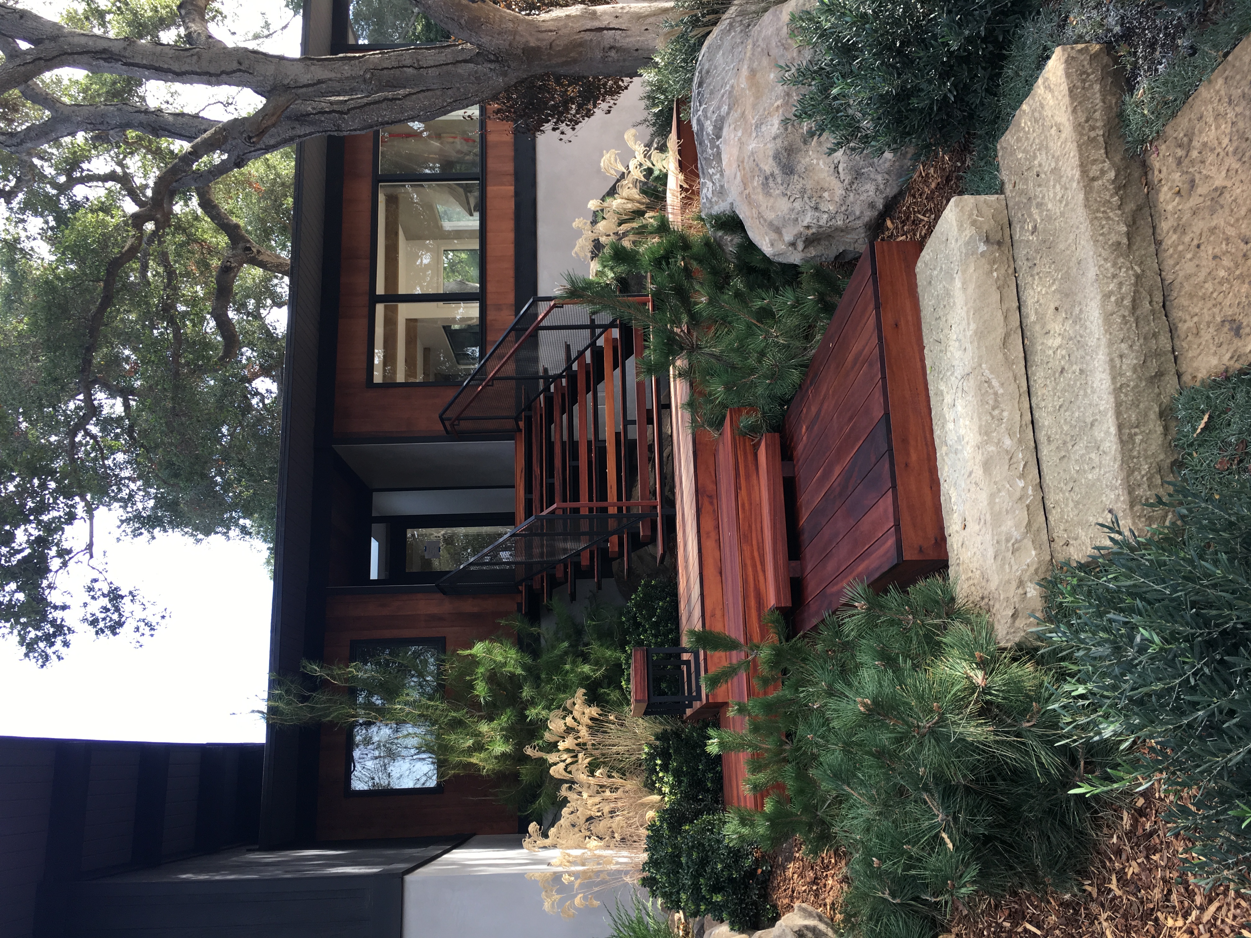 Tigerwood Outdoor Structure in Santa Barbara, CA