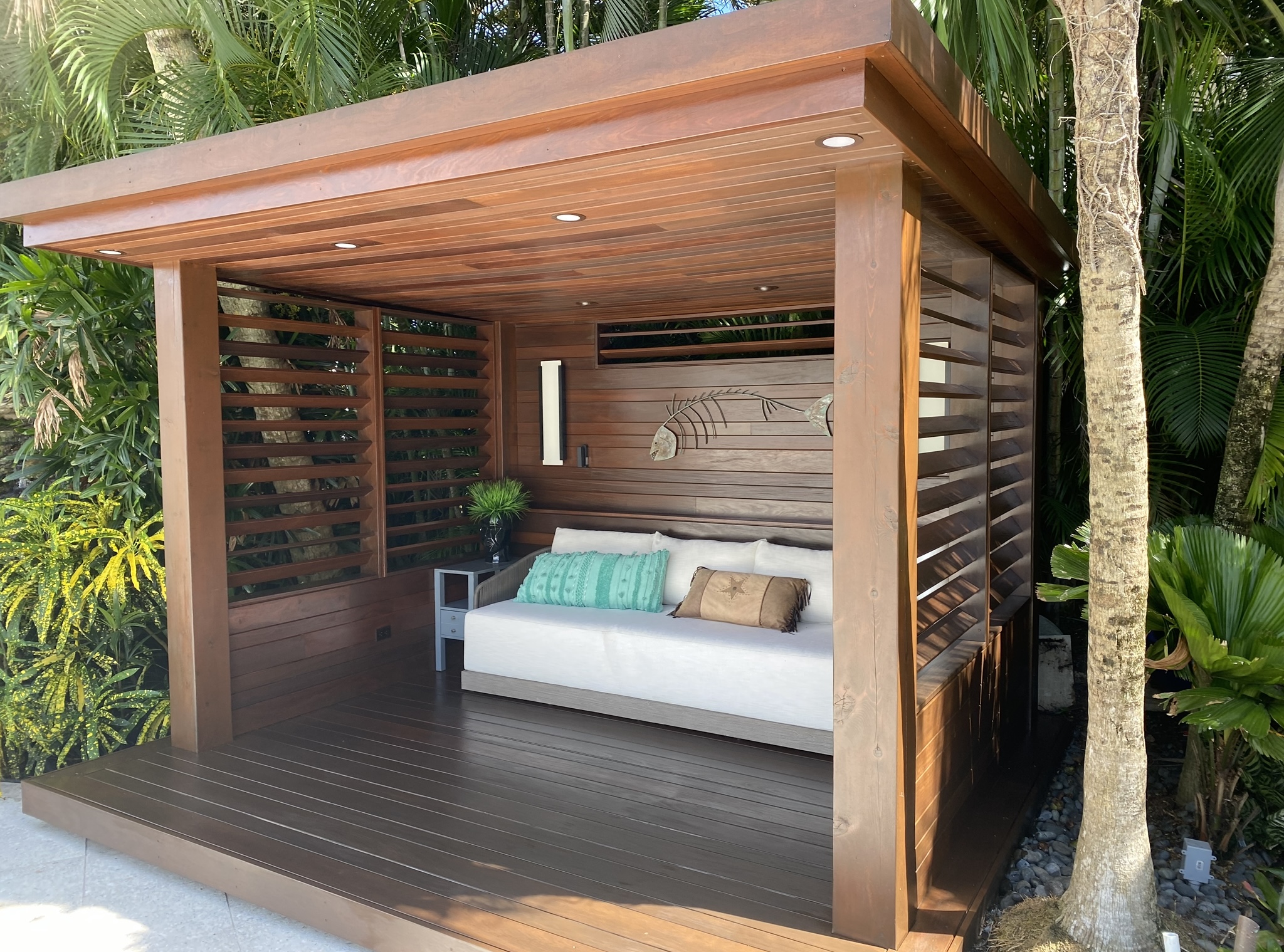 Ipe and Cumaru Outdoor Structure in Palm Beach Gardens, FL