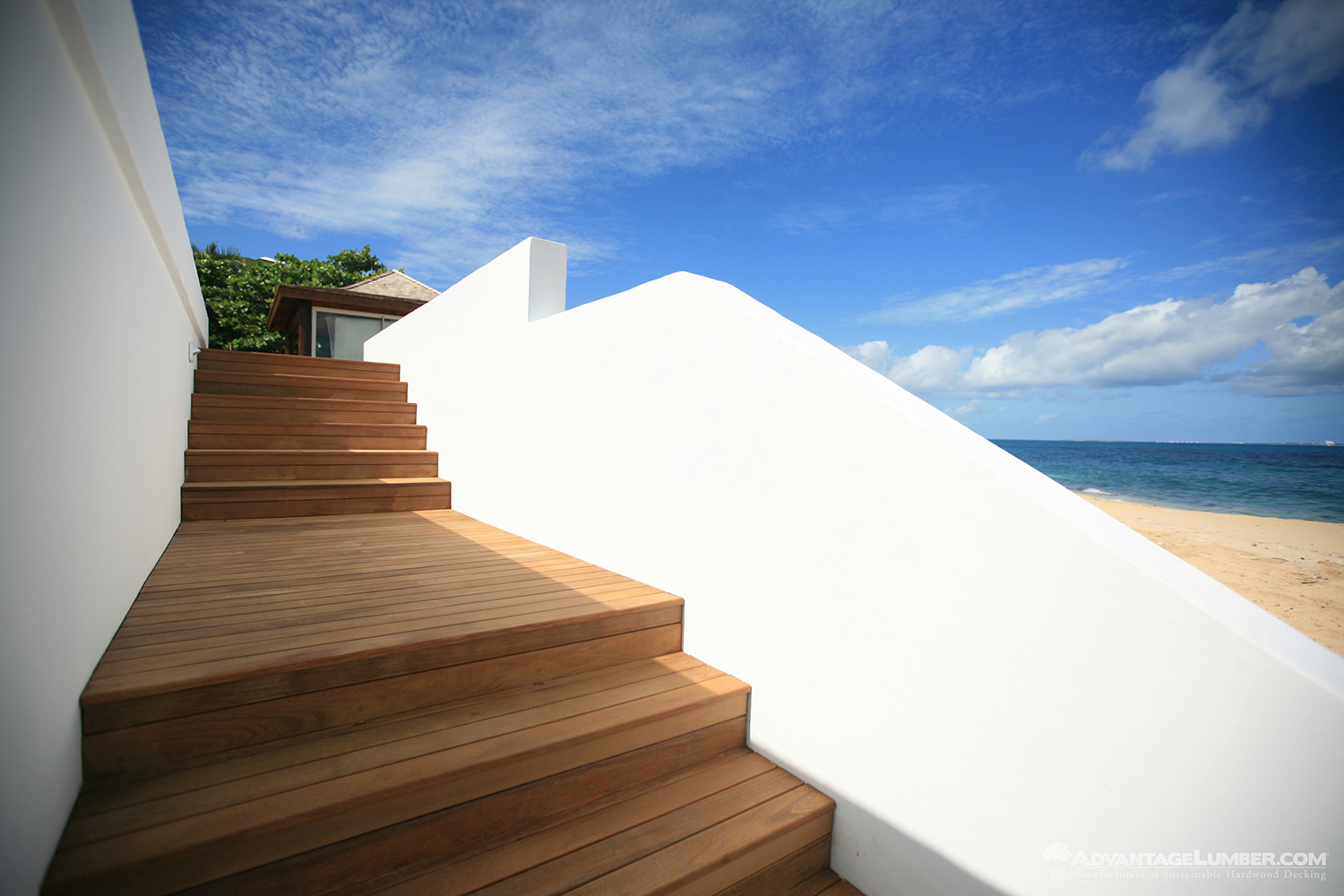 Ipe stairs in the caribbean