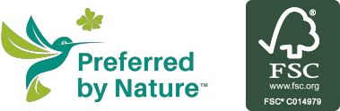 Rainforest Alliance Certified and FSC Certified