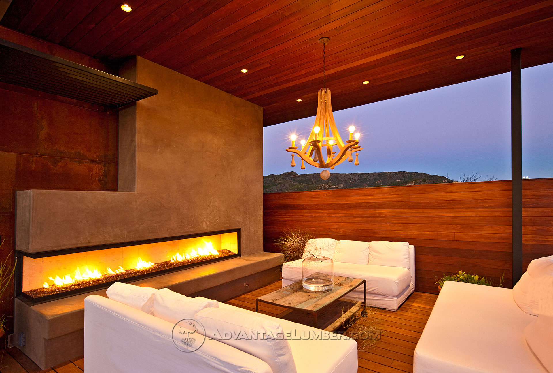 Ipe Wood Ceiling