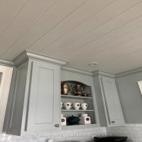 Painted Poplar Wood Ceiling