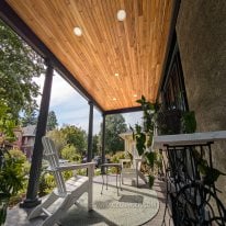 Teak Porch Ceiling