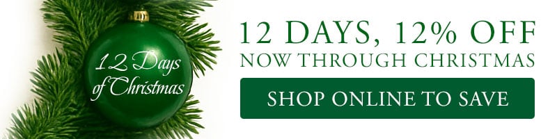12 Days of Christmas Sale: 12% Off