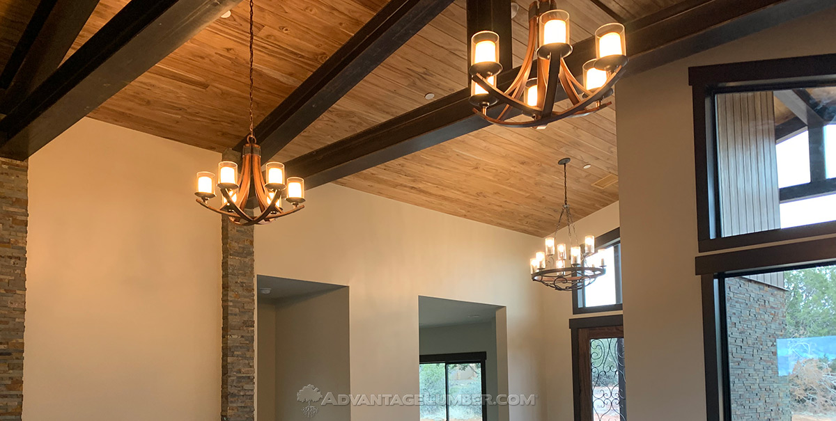 teak wood ceiling