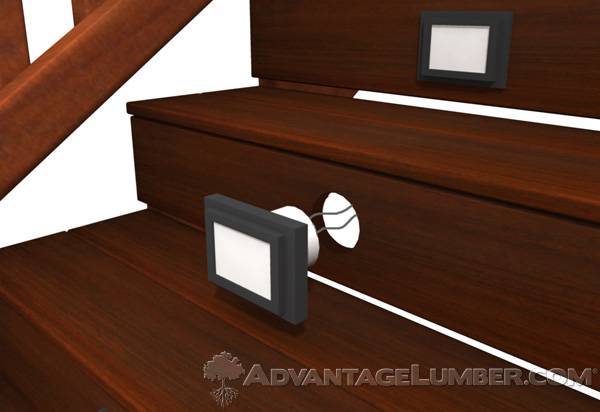 Recessed deck lighting packages have easy to follow instructions.