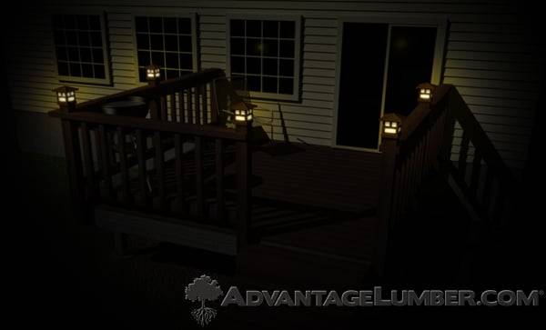 Incandescent Deck Lighting Creates a Warm Glow, but Does Not have a Long Lifespan