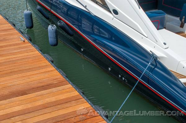 Cumaru is an ideal choice for docks and other marine applications.