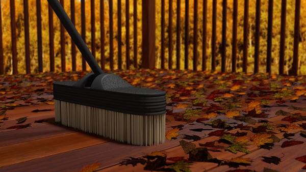 Sweeping is pivotal to maintaining your deck from developing mold mildew and other problems